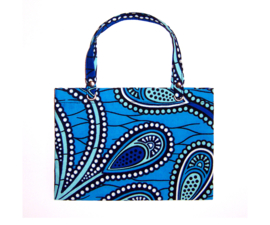 NAIRA cadeautasje van afrikaanse wax print | gift bag voor sieradendoosjes / A6 envelop