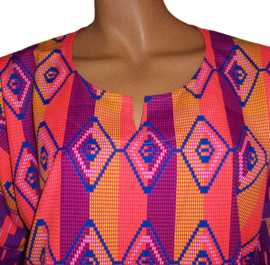 Afrikaans dashiki shirt KENTE PURPLE | african wax print | unisex