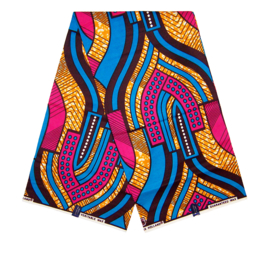 298 Afrikaanse stof | African Wax Print Ankara fabric 100% cotton | prijs / yard