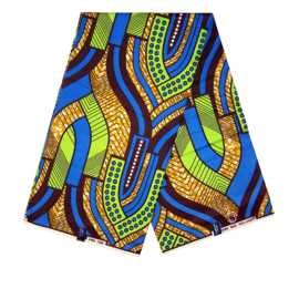 300 Afrikaanse stof | African Wax Print - 100% cotton | prijs / yard