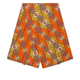 394 Afrikaanse stof | African Wax Print - premium soft cotton