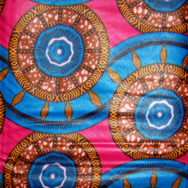 132 Afrikaanse stof | African Wax Bazin (Damast) - 100% cotton | prijs / yard