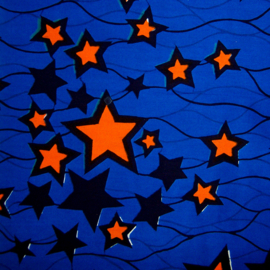 398 VLISCO Wax Hollandais | Small Star | Dutch Wax Block Prints 100% cotton | prijs / yard
