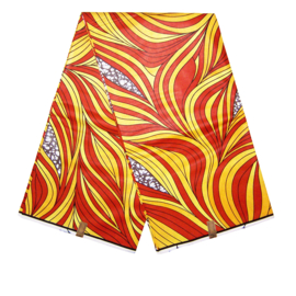 202 Afrikaanse stof | African Wax Print - 100% cotton | prijs / yard