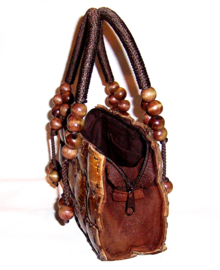 Tas KOKOSNOOT | Coconut Shell handtasje | Vintage hippie style