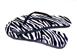 Flip flops ZEBRA print | exotische slippers | maat 37 en 38