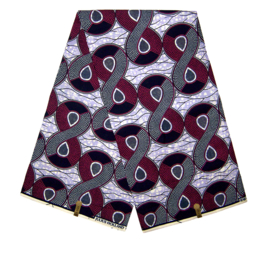 460 Afrikaanse stof | African Wax Print - premium soft cotton | per yard