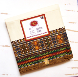 Dashiki stof CREAM | ANGELINA Java Prints van VLISCO | 2 yards = 1 dashiki patroon