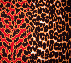 457 Afrikaanse stof | African Wax Print - premium soft cotton | per yard