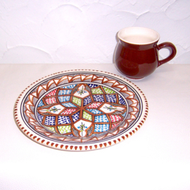 Lunchset Marron Bruin van Dishes & Deco | Mok + Lunchbord Ø 24 cm | aardewerk