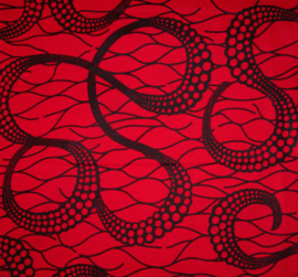 213 Afrikaanse stof | African Wax Print - Ankara fabric - 100% cotton | prijs / yard