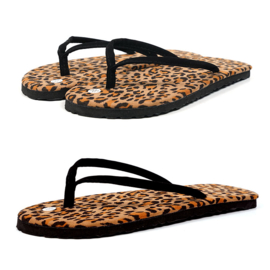 Flip flops LEOPARD print | exotische slippers | maat 37 en 38