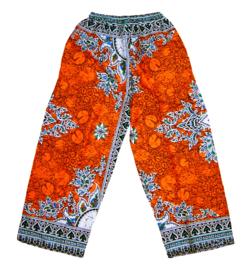 Afrikaanse dashiki broek ORANGE | unisex pants | 3 maten