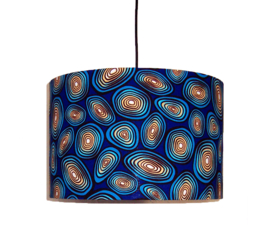 BLUE STONES afrikaanse lampenkap African Print | Ø 35 cm