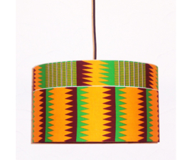 KENTE afrikaanse lampenkap | Kente Print | Ø 35 cm