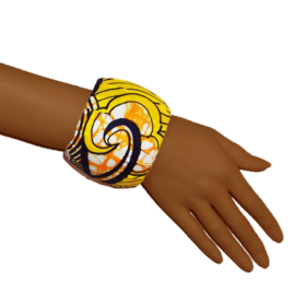 BANDANA + BANGLE set Vlisco hoofddoek en armband  gift set