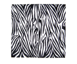 BANDANA ZEBRA 54x54 cm hoofddoek afrikaanse print