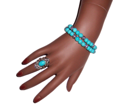 TURQUOISE natuursteen sieraden