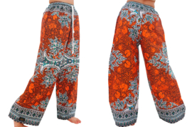 Afrikaanse dashiki broek ORANGE | unisex pants | 3 maten