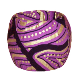 BANGLE | Purple Romance | armband met afrikaanse wax print