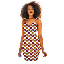 268 Afrikaanse stof | African Wax Print - 100% cotton | prijs / yard