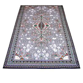 Dashiki stof WHITE | etnische print | 100% katoen | coupon 166 x 108 cm