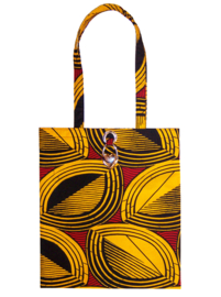 Afrikaanse schoudertas / shopper COCONUTS VLISCO met tashanger