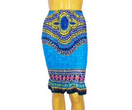 African Gypsy smock rok TURQUOISE | kan ook als topje