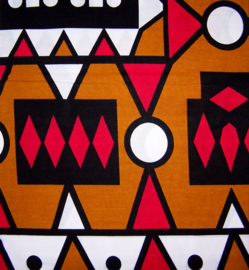 211 Afrikaanse stof | African Wax Print - Samakaka Angola - 100% cotton | prijs / yard