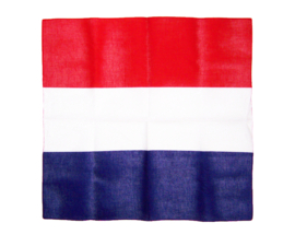 BANDANA NEDERLAND 55x55 cm hoofddoek zakdoek NL vlag
