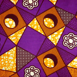 304 Afrikaanse stof | African Wax Print Ankara fabric 100% cotton | prijs / yard