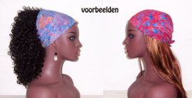 BANDANA BATIK #3 exotische hoofddoek / zakdoek 100% katoen