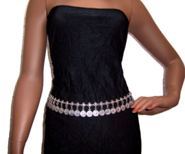 Tailleketting - heupketting zilverkleur | boho style | 105 cm