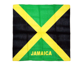 BANDANA JAMAICA 54x54 cm hoofddoek zakdoek vlag Jamaica