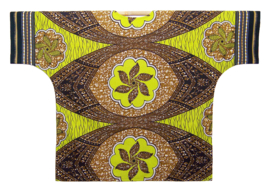 Afrikaans dashiki shirt JAFARI | african wax print | maat 4XL/5XL