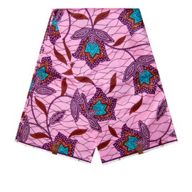 286 Afrikaanse stof | African Ankara Wax Print 100% cotton  | prijs / yard