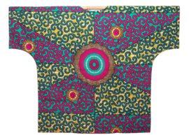 Afrikaans dashiki shirt ISABIS | african print | unisex | maat 3XL