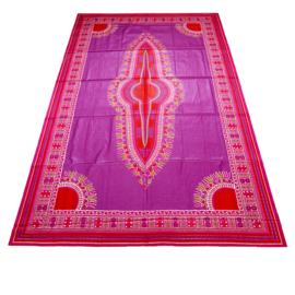 Dashiki stof PURPLE | ANGELINA Java Prints van VLISCO | 2 yards = 1 dashiki patroon