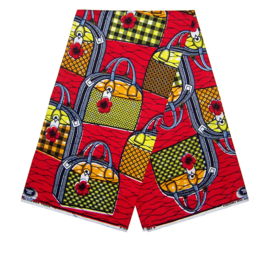 461 VLISCO *Super-Wax* Premium Cotton | Michelle Obama's Bag | Wax Hollandais | prijs / yard