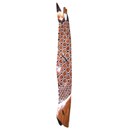 100 cm Houten GIRAFFE masker DAKARI - Afrikaans dierenmasker