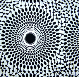 417 Afrikaanse stof | African Wax Print - 100% cotton | prijs / yard