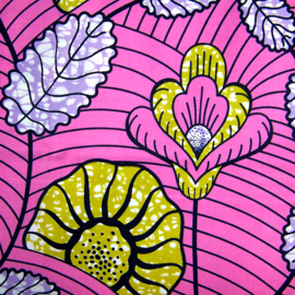 273 Afrikaanse stof | African Super-Wax Print - Ankara fabric - 100% cotton extra soft | prijs / yard