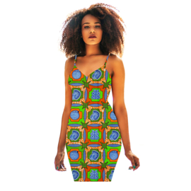159 Afrikaanse stof | African Wax Print - 100% cotton | prijs / yard