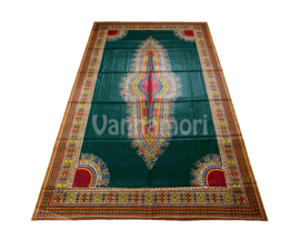 Dashiki stof DARK GREEN | ANGELINA Java Prints van VLISCO 100% katoen coupon 180 x 120 cm