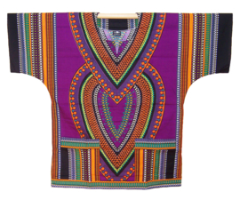 AFRIKAANS DASHIKI SHIRT heart PAARS | unisex zomer party festival blouse