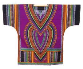 Afrikaans dashiki shirt HEART PAARS | african print | unisex