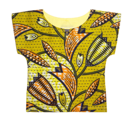 Dashiki set BABY BOY OLIVE | shirt + luierbroekje | Vlisco Super-Wax | maat 62/68 = 3-6 maanden