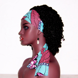 Afrikaans sjaaltje ZARINA | african wax print | katoen 118 x 8 cm