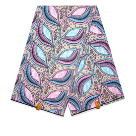 393 Afrikaanse stof | African Wax Print - Ankara fabric - high quality cotton | prijs / yard