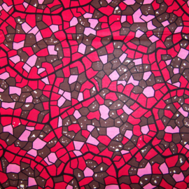 373 Afrikaanse stof | African Wax Print - Ankara fabric - 100% cotton | prijs / yard